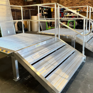 aluminium steps