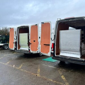fixed mounted folding van ramp