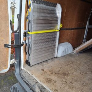 stacked away within van a heavy duty van ramp
